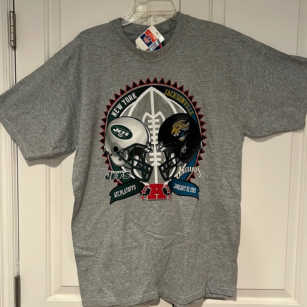 NWT Original 1999 AFC Playoffs Jets vs Jaguars T-Shirt